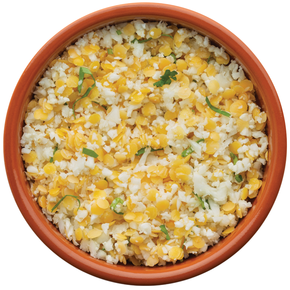Cauliflower Lentil Rice