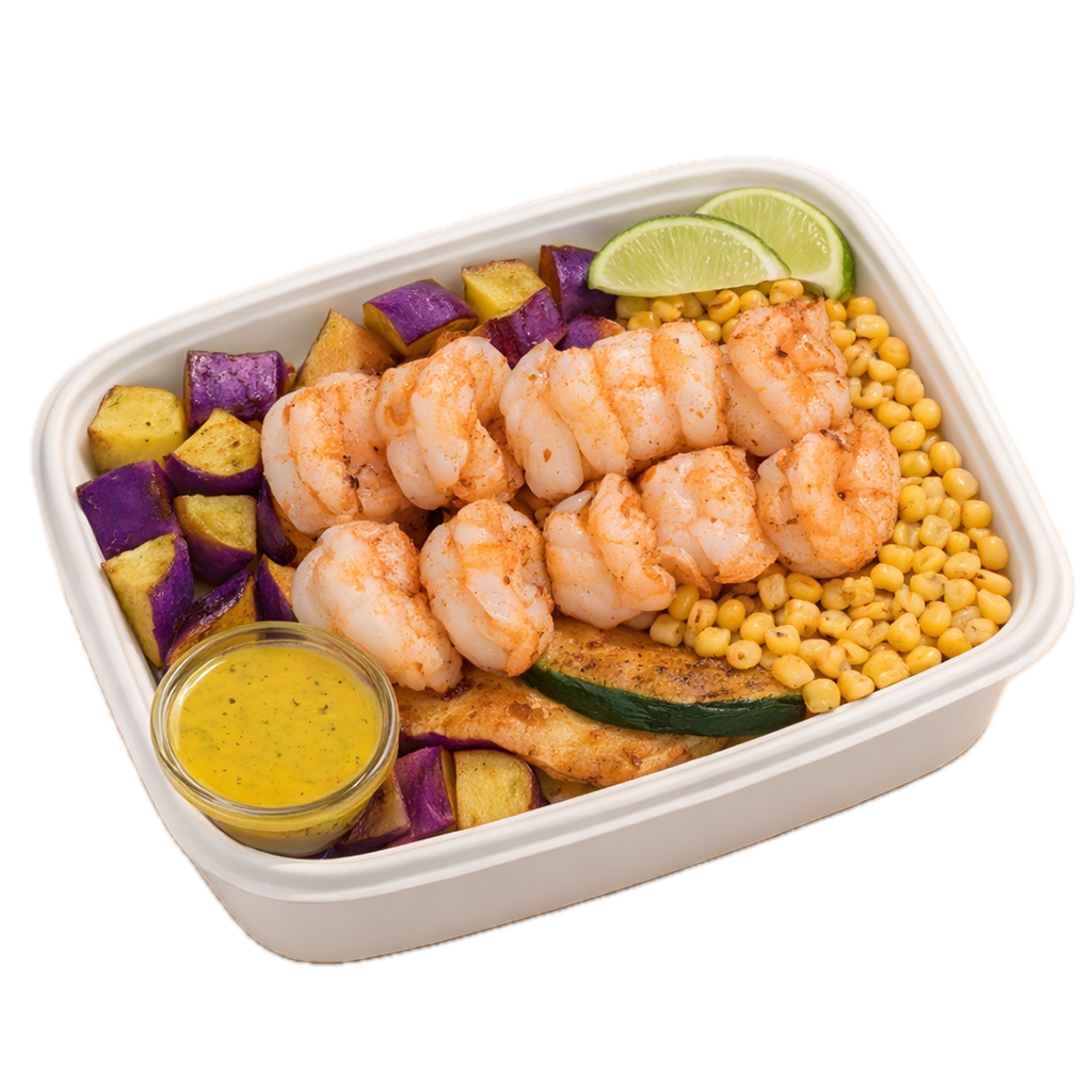 Baked Prawns Plate | Power Plates | 1 pax