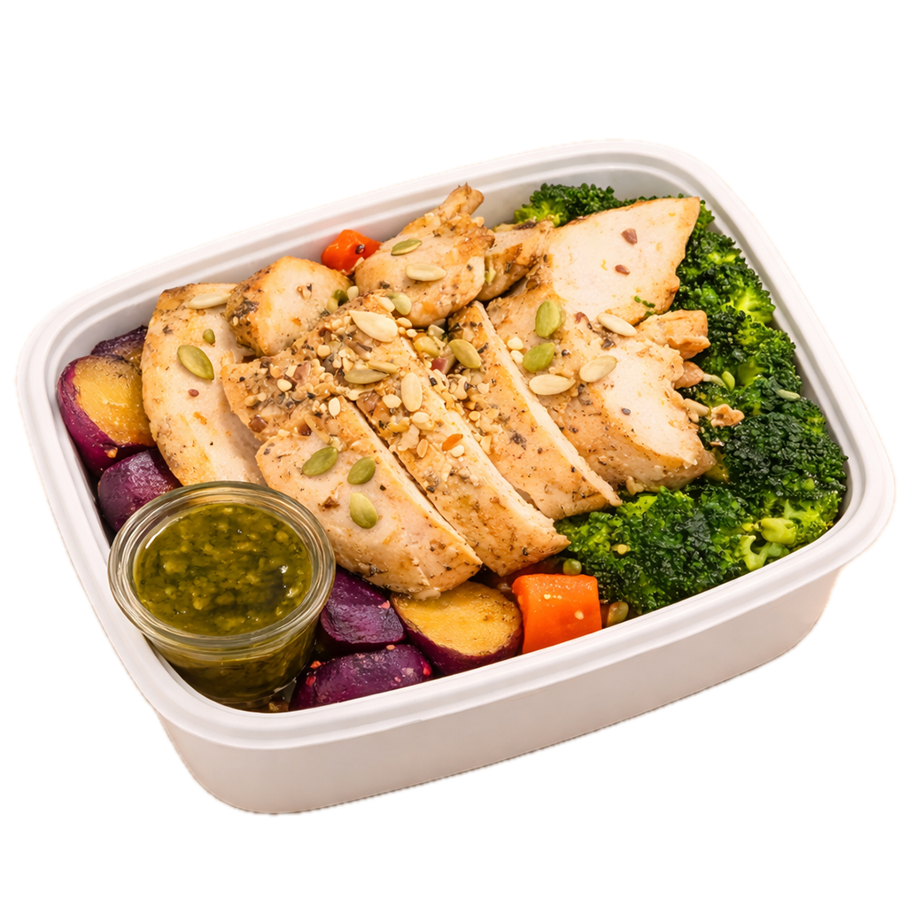Sous-Vide Chicken Plate | Power Plates | 1 pax